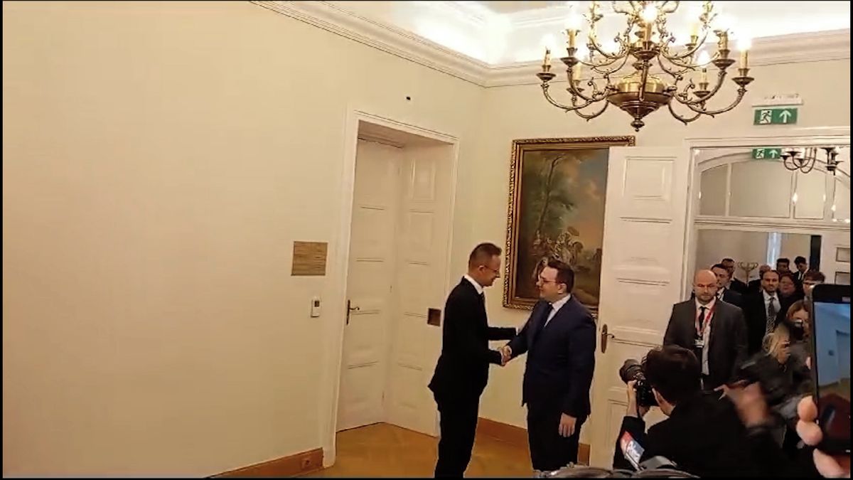 Jako černá a bílá. Lipavský v Budapešti se svým protějškem